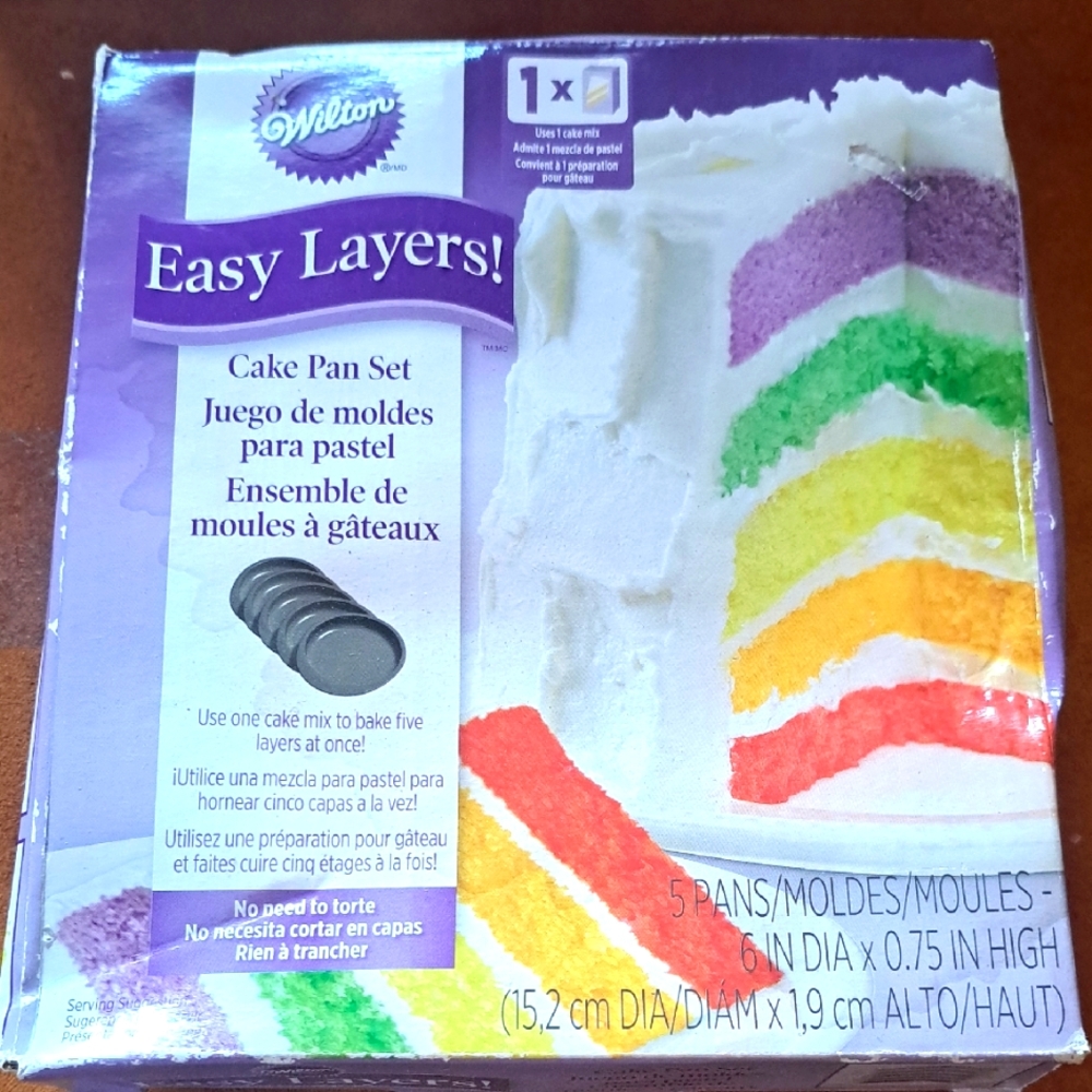 Wilton Easy Layers Cake Pan Set - 5 pans